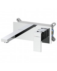 EVERSAN Waschtischarmatur Quadratisch TORIN Unterputz Einbau-Box Chrom
