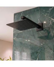EVERSAN Duschset Quadratisch TORIN Unterputz Einbau-Box Schwarz