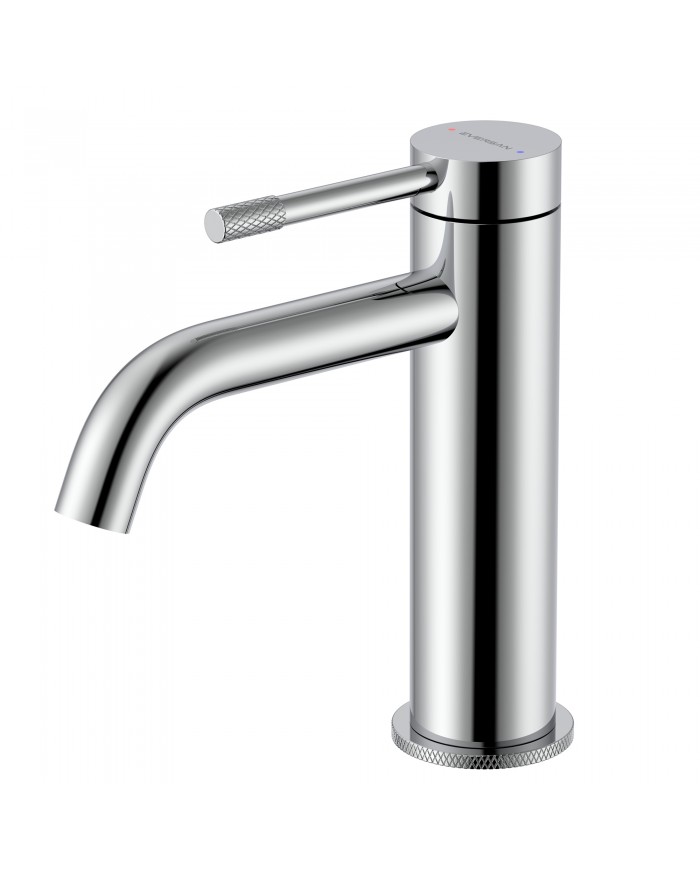 EVERSAN Waschtischarmatur Oval LOKE Kleine Chrom