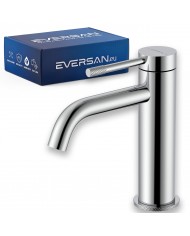 EVERSAN Waschtischarmatur Oval LOKE Kleine Chrom