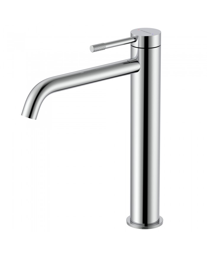 EVERSAN Waschtischarmatur Oval LOKE Hoch Chrom