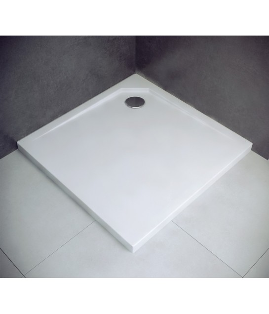 DUSCHWANNE QUADRATISCH 90x90 ACRO MINERAL Ablaufgarnitur GRATIS !