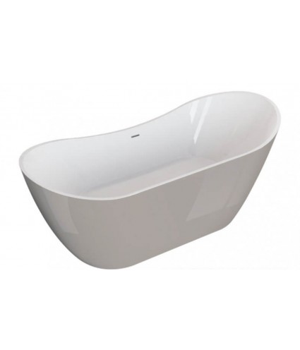 Freistehende Badewanne 180x80 ABI Aschgrau Ablaufgarnitur GRATIS!