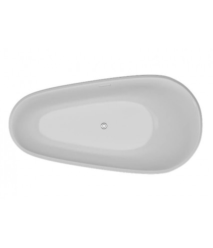 Freistehende Badewanne 170x85 SHILA Aschgrau Ablaufgarnitur GRATIS!