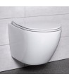 WC-Toilette SLIM Soft-Close DELOS Schwarz