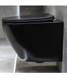WC-Toilette SLIM Soft-Close DELOS Schwarz
