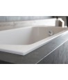 RECHTECK BADEWANNE SLIM 120x70 CLASSIC Ablaufgarnitur + Füße GRATIS !