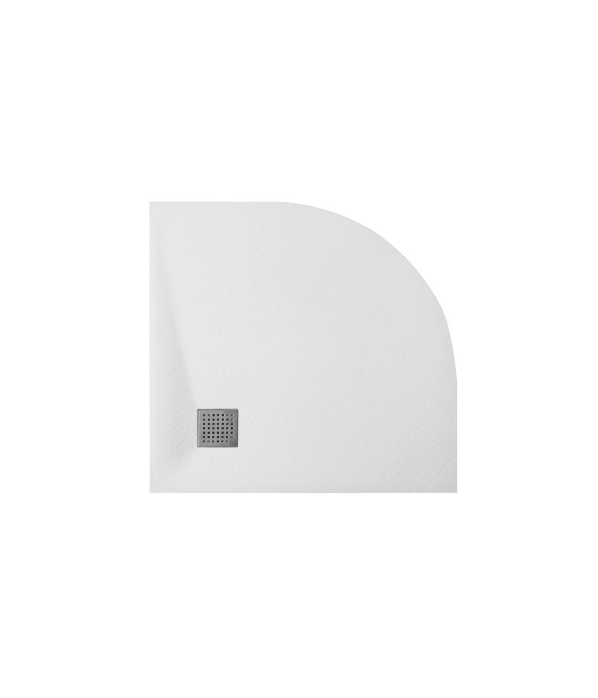 DUSCHWANNE VIERTELKREIS 90x90 VEXOS Ablaufgarnitur GRATIS !