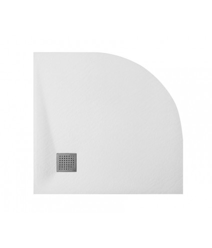 DUSCHWANNE VIERTELKREIS 90x90 VEXOS Ablaufgarnitur GRATIS !