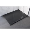 DUSCHWANNE QUADRATISCH 90x90 VEXOS SCHWARZ Ablaufgarnitur GRATIS !