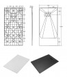 DUSCHWANNE RECHTECK 180x90 VEXOS Ablaufgarnitur GRATIS !