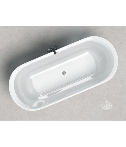 Freistehende Badewanne 170 x 80 Acryl Ablauf VIEGA Klick-Klack GRATIS !