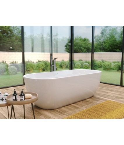 Freistehende Badewanne 170 x 80 Acryl Ablauf VIEGA Klick-Klack GRATIS !