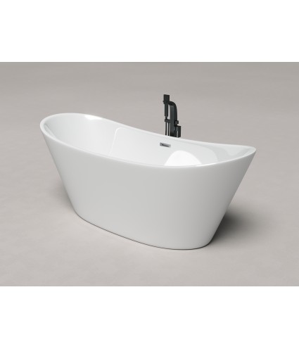 Freistehende Badewanne 170 x 80 Acryl Ablauf Click-Clack GRATIS !