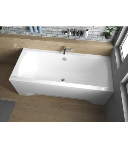 RECHTECK BADEWANNE 160x75 INES Ablaufgarnitur + Füße GRATIS !