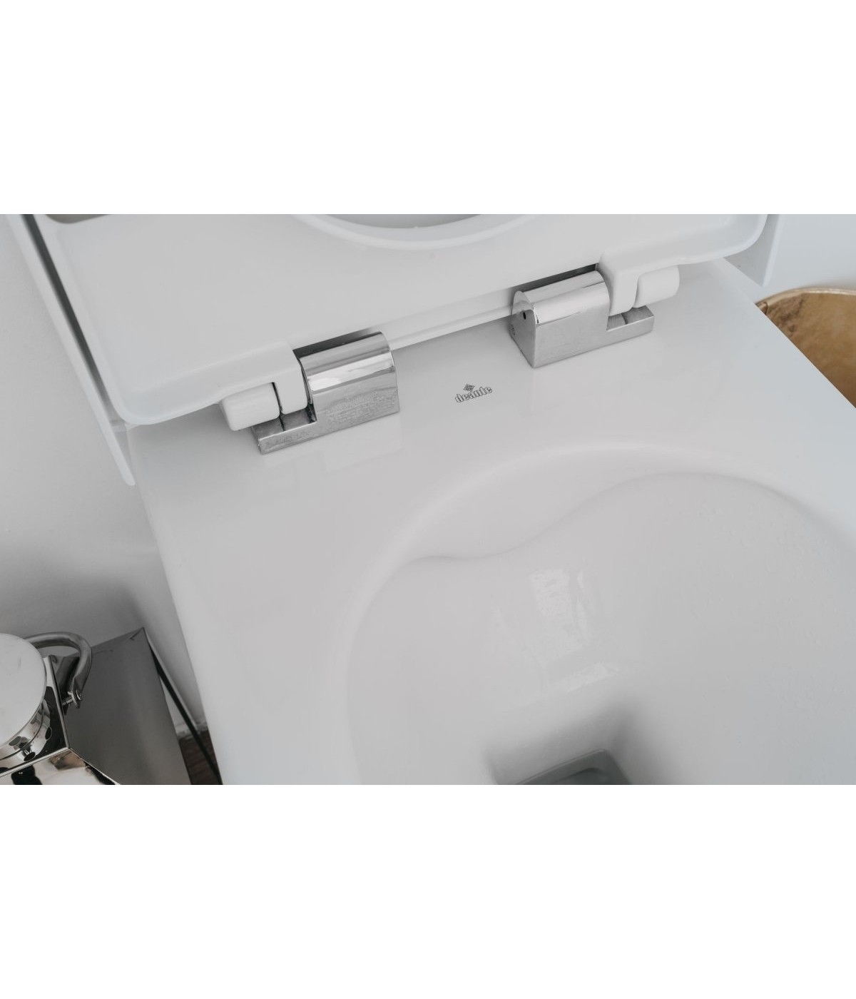 WC-Toilette SLIM Soft-Close PEONIA Weiß