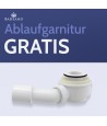 DUSCHWANNE RECHTECK SCHWARZ 100x80 AXIM Ablaufgarnitur GRATIS !