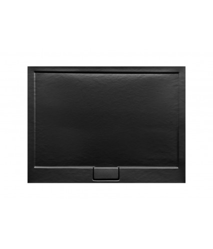 DUSCHWANNE RECHTECK SCHWARZ 120x80 AXIM Ablaufgarnitur GRATIS !