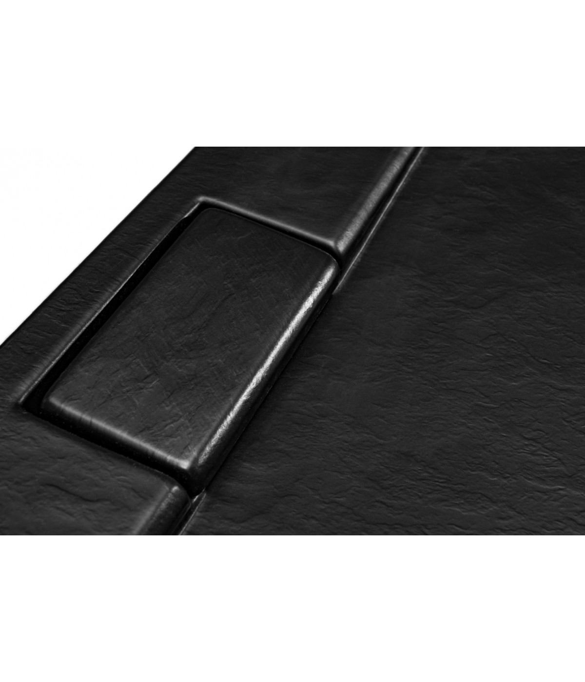 DUSCHWANNE VIERTELKREIS SCHWARZ 90x90x4.5 AXIM Ablaufgarnitur GRATIS !