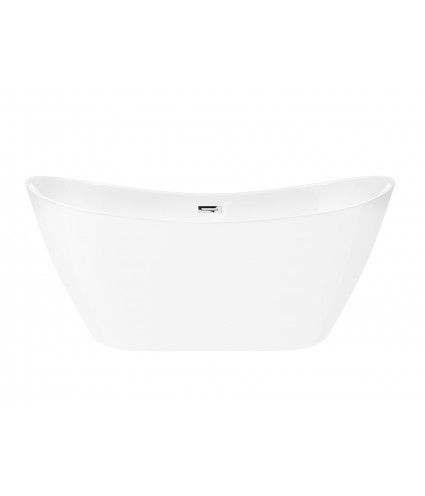 Freistehende Badewanne Oval 170x80 NAUTI MONOLITH ACRYL Ablaufgarnitur CLICK CLACK GRATIS !