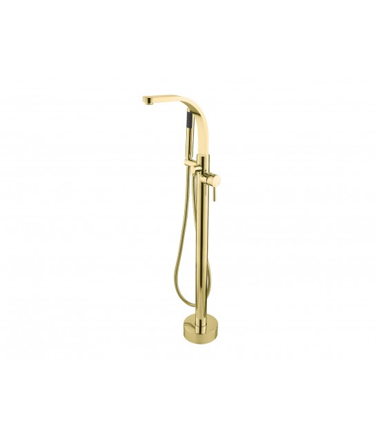Freistehende Wannenarmatur gold Decco II BW-DII-ZL