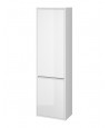 Badezimmer Hochhängeschrank CREAZ 140x40x25 Hochschrank mit 2-Türen, Weiß