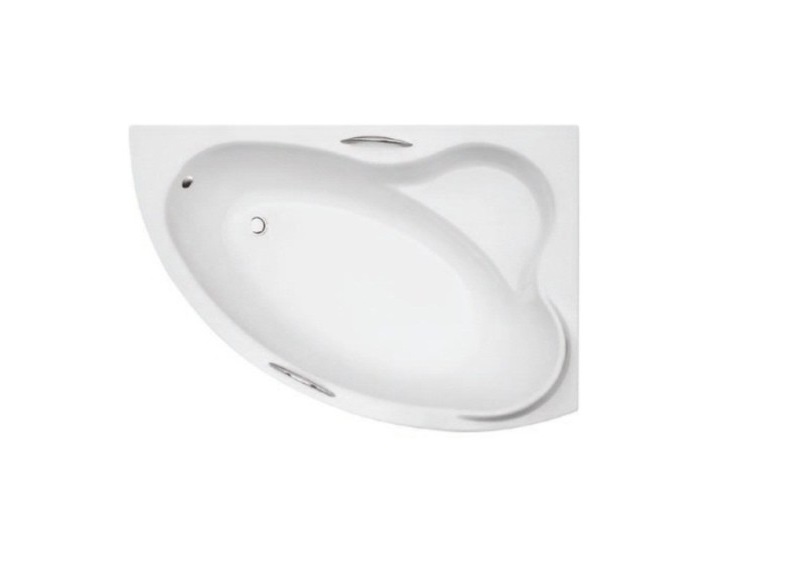 ECKBADEWANNE 160x100 Rechts Ada Ablaufgarnitur + Füße GRATIS