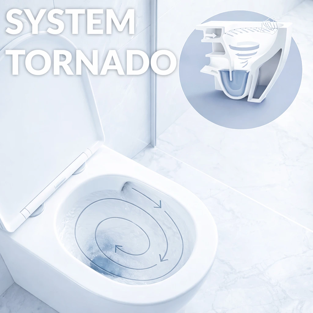 WC-Toilette VIRVEL Weiß