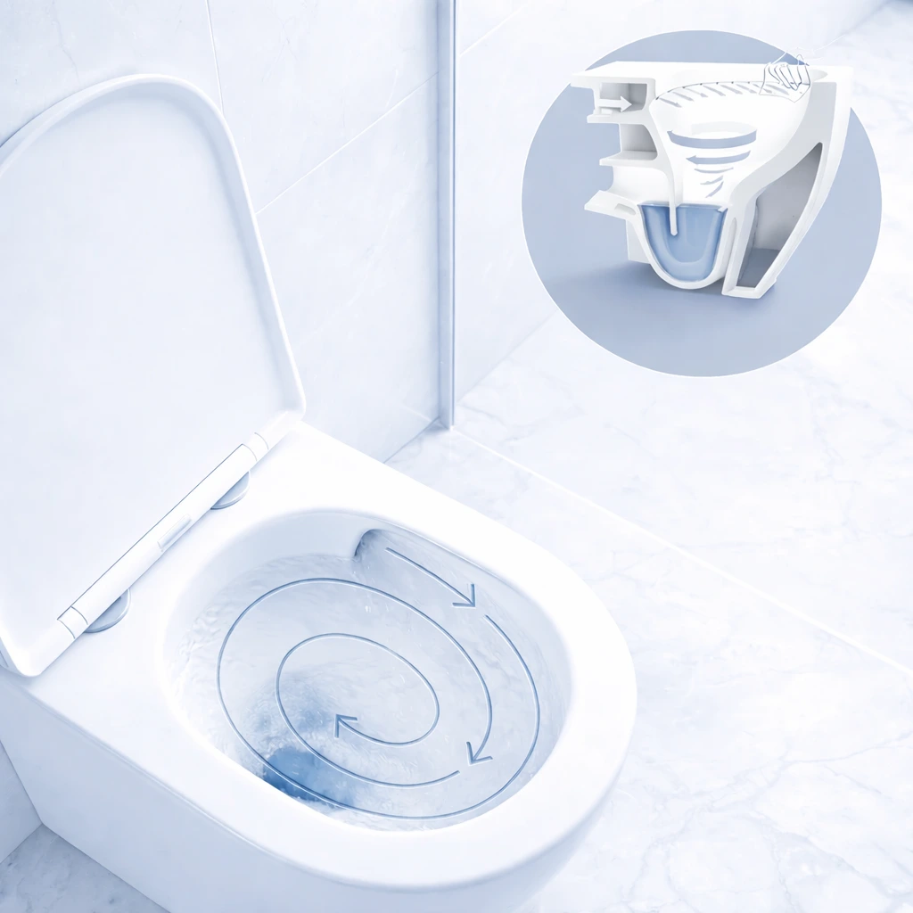 WC-Toilette VIRVEL Weiß